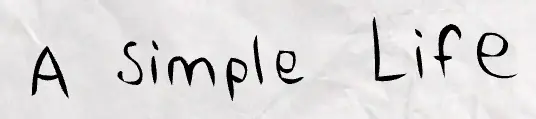 a simple life logo