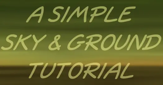 A Simple Sky & Ground Tutorial logo