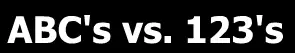 ABC's vs. 123's logo