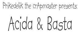 Acida & Basta - stick's origin logo
