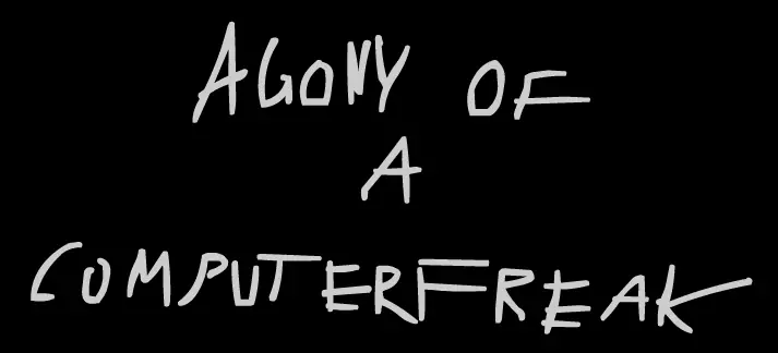 Agony of a Computerfreak logo