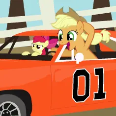 AJ found the General Lee logo