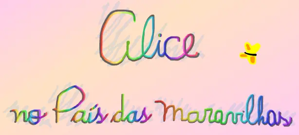 Alice no País das Maravilhas logo