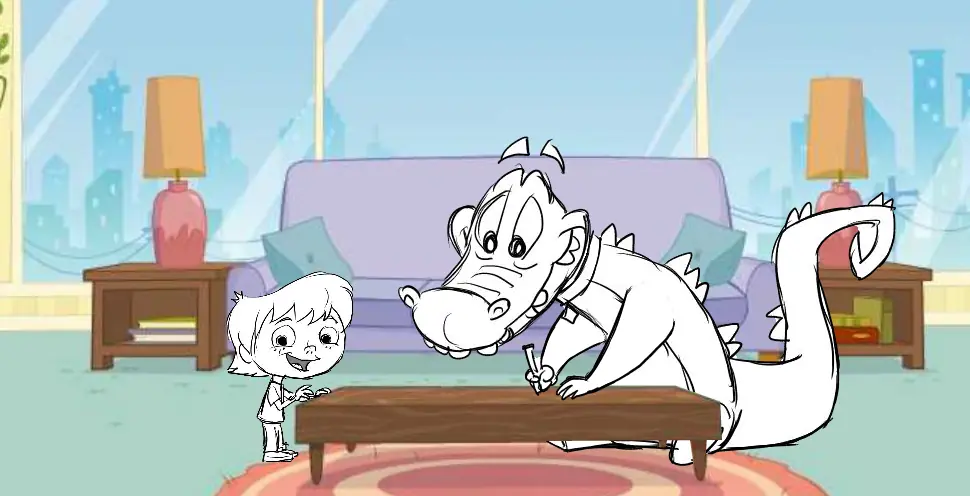 Aligator Manners (TV Series) Babysitter logo