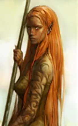Amber's transformation from her original Icewind Dale II guise to a more refined Baldur's Gate II style. logo
