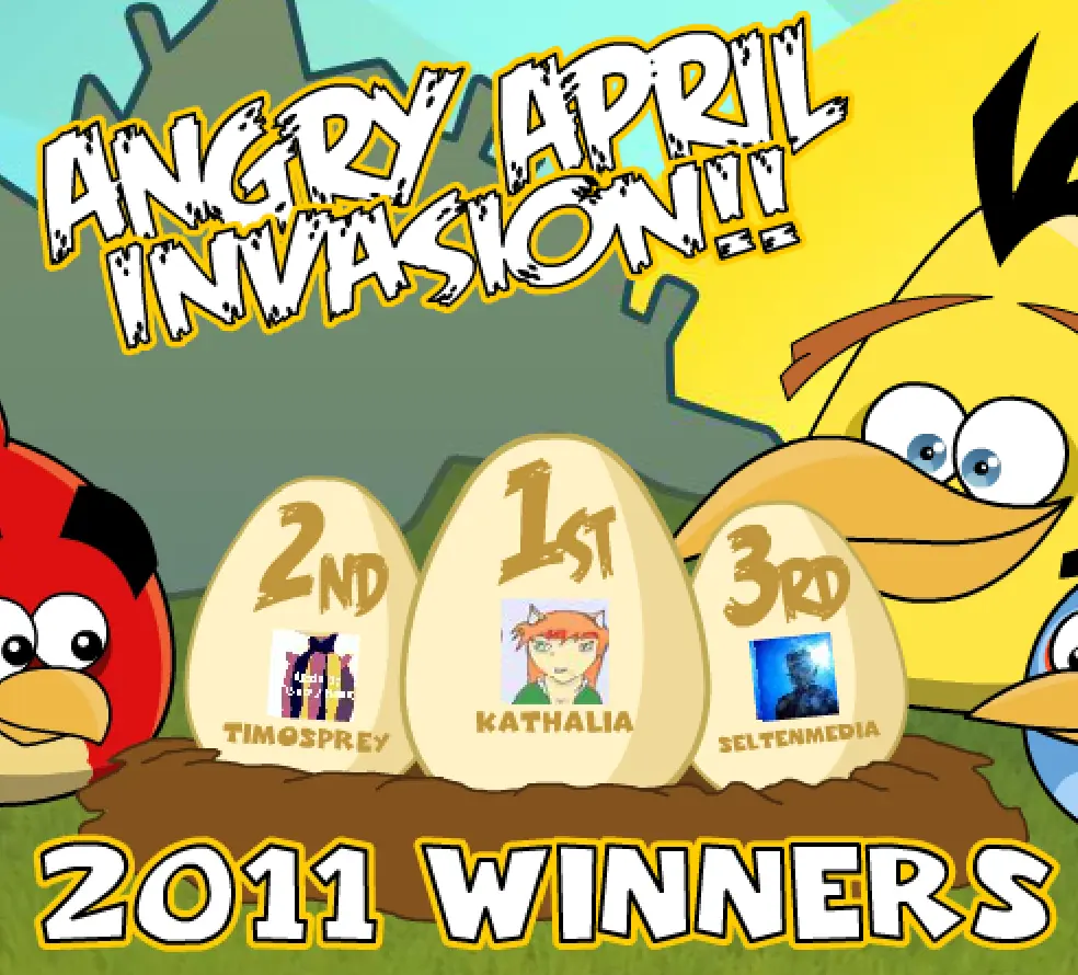 Angry April Invasion!! (2011 Winners) logo