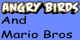 Angry Birds And Mario Bros logo