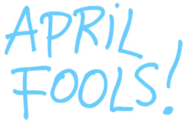 April Fools 2003 logo