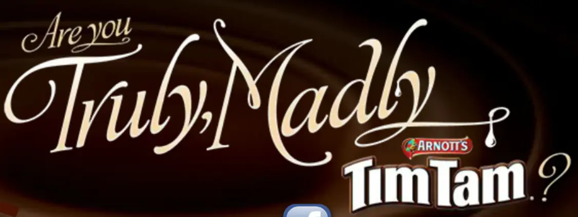 Are You Truly Madly Tim Tam? logo