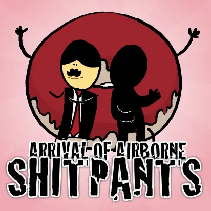 Arrival of Airborne Shitpants logo