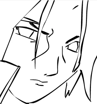 Art Processing: Itachi (part 1: lineart) logo