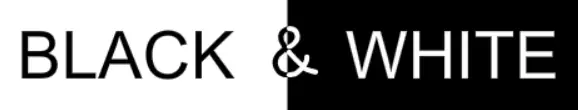 Black & White logo
