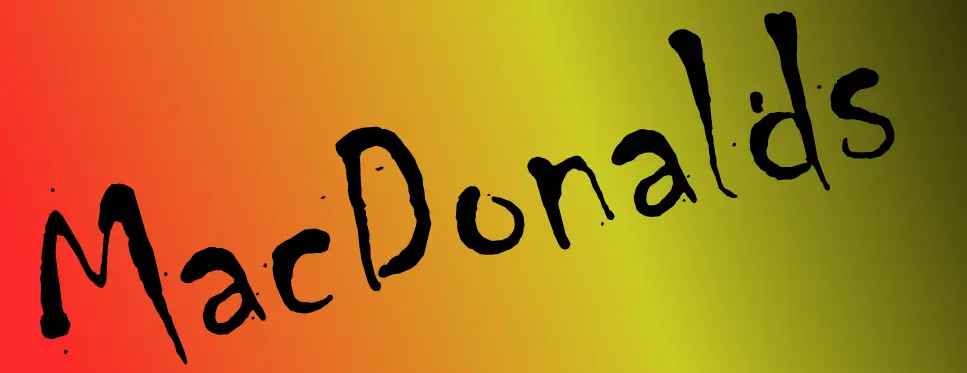 BLoody MacDonald's logo
