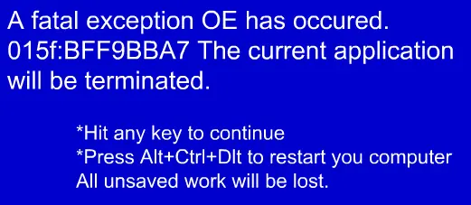 Blue Screen of Death logo