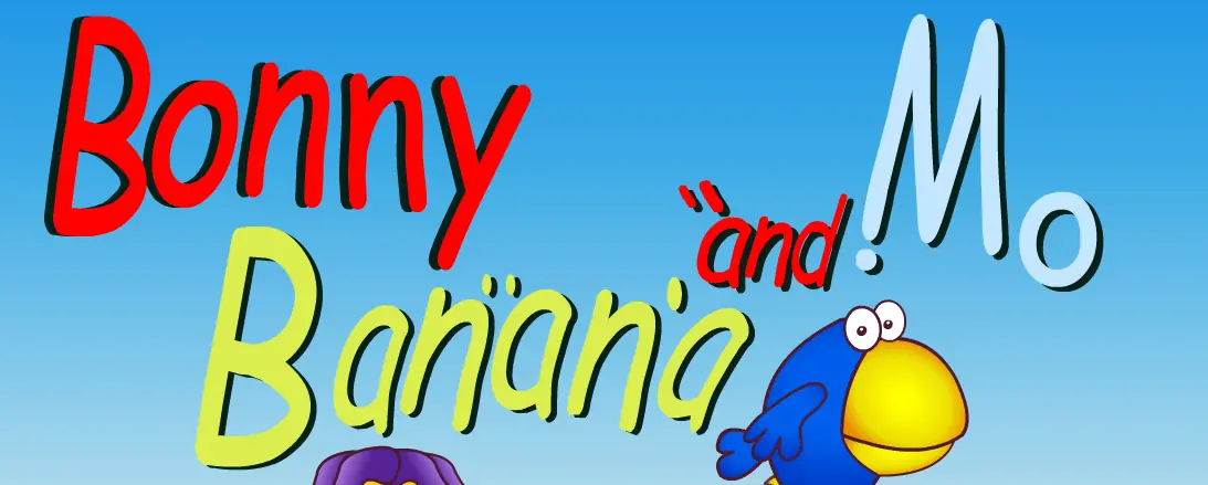 Bonny, Banana, and Mo: Sunflower logo