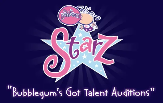 Bubblegum Starz: Bubblegum's Got Talent Auditions logo