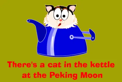 Cat in the Kettle at The Peking Moon logo