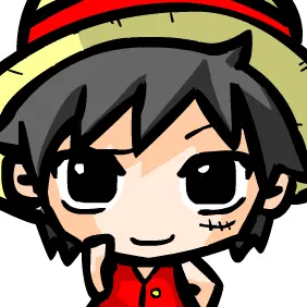 Chibi Luffy animation logo