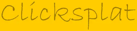 Clicksplat Intro logo