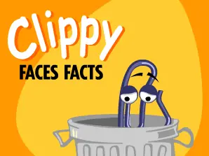 Clippy Faces Facts logo