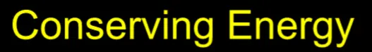 Conserving Energy logo
