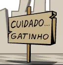 Cuidado... Gatinho logo