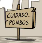 Cuidado... Pombos logo