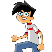 Danny Phantom lipsyncing logo