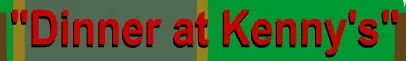 "Dinner at Kenny's" logo