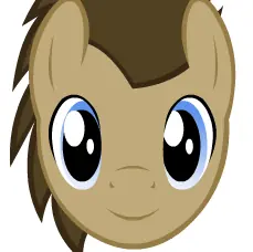Doctor Whooves head rough animation test logo