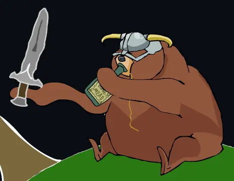 Dovahbear Loading Screen (Mead) logo