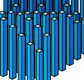 Duplicated Sine-Waving Bars logo