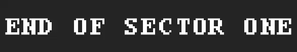 -- END OF SECTOR ONE -- logo