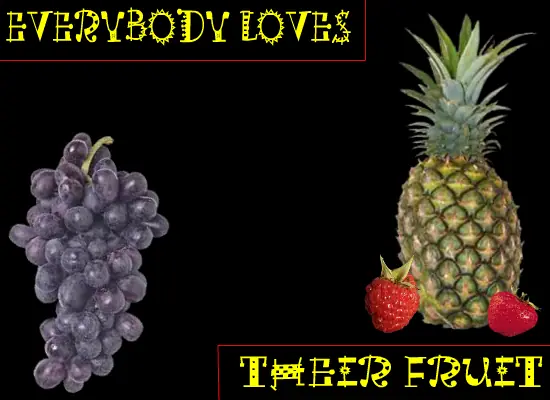 Everybody loves their fruit logo