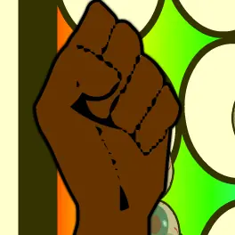 Eye,Black Power,Chicken logo