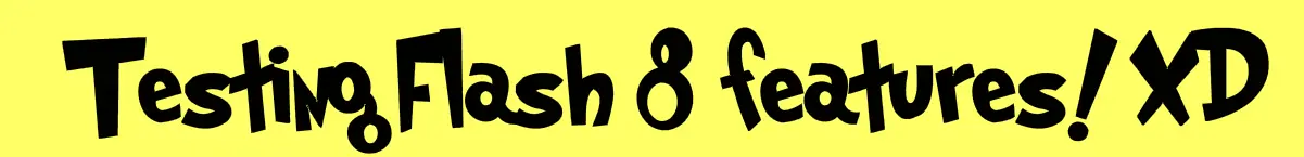 Flash 8 test logo