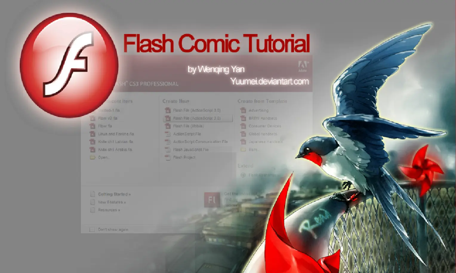 Flash Comic Tutorial logo