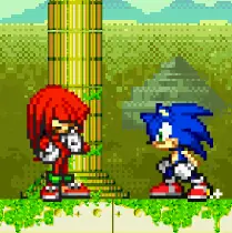 Goku vs. Sonic logo