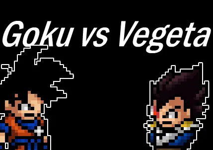 Goku vs Vegeta logo