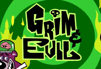 Grim & Evil Screensaver logo