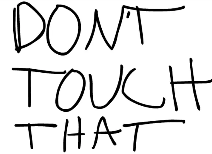 Group X - Don't Touch That logo