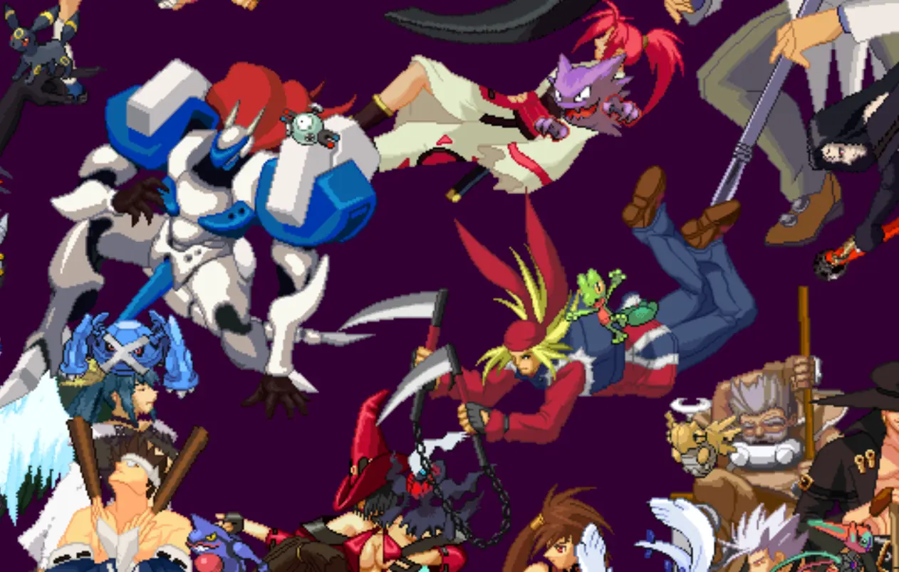 Guilty Gear Pokemon Collage logo