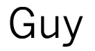 Guy logo