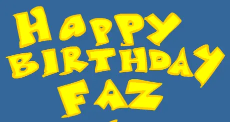 Happy Birthday Faz logo
