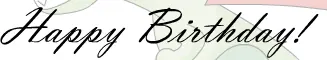 Happy Birthday logo