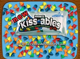 Hershey's Kissables Promo logo