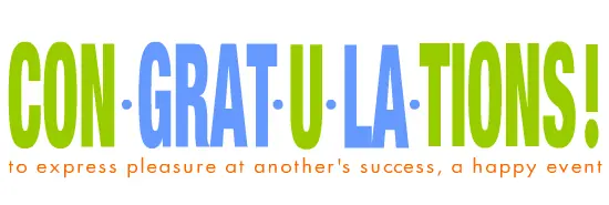 Hoops & Yoyo: Congratulations! logo