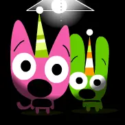 Hoops & Yoyo: Happy Birthday logo