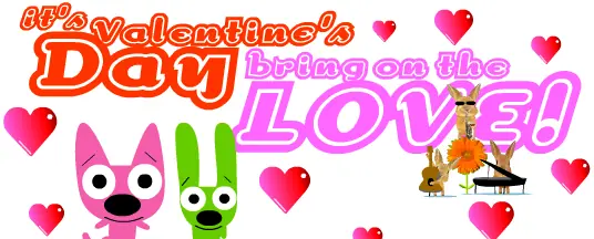Hoops & Yoyo: It's Valentines Day Bring on the Love! logo