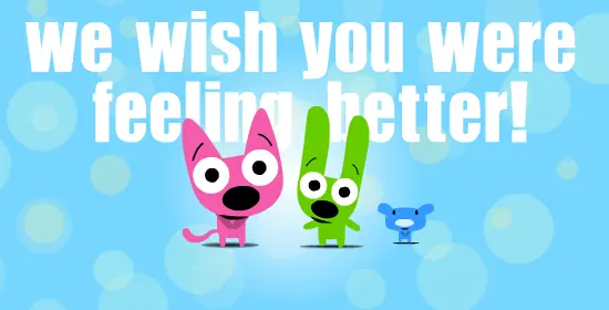 Hoops & Yoyo: We Wish You Were Feeling Better! logo